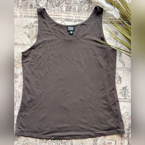 Eileen Fisher Stretch Silk Top - Picture 2 of 7